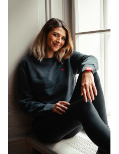 Unisex mikina Changer bez kapuce šedá