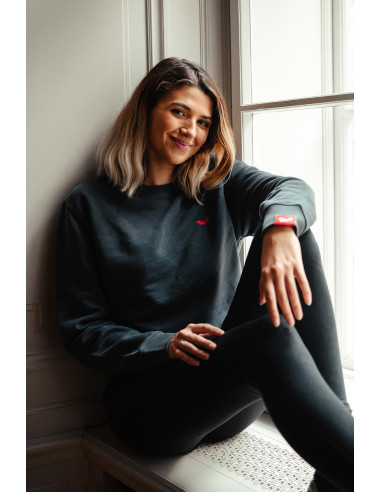 Unisex mikina Changer bez kapuce šedá